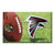 19" x 30" Brown and Black NFL Atlanta Falcons Shoe Scraper Door Mat - IMAGE 1