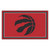 3.6' x 5.9' Red and Black NBA Toronto Raptors Plush Area Rug - IMAGE 1