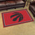 3.6' x 5.9' Red and Black NBA Toronto Raptors Plush Area Rug - IMAGE 2