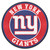 27" NFL New York Giants Round Non-Skid Mat Area Rug - IMAGE 1