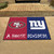 33.75" x 42.5" Red NFL House Divided 49ers and Giants Mat Area Rug - IMAGE 2