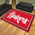 7.25' x 9.75' Red and White NCAA University of Nebraska Blackshirts Cornhuskers Area Rug - IMAGE 2