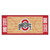 NCAA Ohio State University Buckeyes Basketball Non-Skid Mat Area Rug Runner 30" x 72" - IMAGE 1