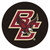 Black and Red NCAA Boston College Eagles Puck Round Welcome Door Mat 27" - IMAGE 1