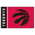 19" x 30" Red and Black NBA Toronto Raptors Rectangular Starter Mat - IMAGE 1