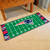 2.5' x 6' Blue and Green NFL New England Patriots X-Fit Football Field Rectangular Area Rug Runner - IMAGE 2