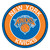 27" Blue and Orange NBA New York Knicks Rounded Door Mat - IMAGE 1