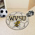 27" Red and White NCAA West Virginia State University Yellow Jackets Soccer Ball Mat - IMAGE 2