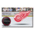19" x 30" Black and Red NHL Detroit Red Wings Shoe Scraper Doormat - IMAGE 1