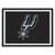 7.25' x 9.75' White and Black NBA San Antonio Spurs Plush Non-Skid Area Rug - IMAGE 1