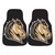 Set of 2 Black NCAA Southwest Minnesota State University Mustangs Front Carpet Car Mats 17" x 27" - IMAGE 1