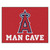 33.75" x 42.5" Red and White Contemporary MLB Los Angeles Angels Rectangular Mat - IMAGE 1