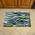19" x 30" Blue and Green Contemporary NFL Seattle Seahawks Shoe Scraper Doormat - IMAGE 2