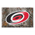 19" x 30" Brown and Red NHL Carolina Hurricanes Shoe Scraper Doormat - IMAGE 1