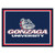 87" x 117" Blue and Red NCAA Gonzaga University Bulldogs Plush Non-Skid Area Rug - IMAGE 1