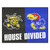 33.75" x 42.5" Multi-colored NCAA House Divided Wichita State Kansas Area Rug - IMAGE 1