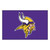 19" x 30" Purple and Yellow NFL Minnesota Vikings Rectangular Starter Mat - IMAGE 1