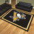 8' x 10' Black and Yellow NHL Pittsburgh Penguins Plush Non-Skid Area Rug - IMAGE 2