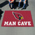 59.5" x 94.5" Red and White NFL Arizona Cardinals "Man Cave" Area Rug - IMAGE 2