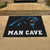 33.75" x 42.5" Black and White NFL Carolina Panthers "Man Cave" Door Mat - IMAGE 2