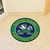 27" Blue and Green NCAA Notre Dame Fighting Irish Round Mat Area Rug - IMAGE 2