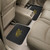 Set of 2 Black and Yellow NCAA Wichita State University Shockers Rear Car Floor Mats 14" x 17" - IMAGE 2