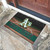 Green and White MLB Oakland Athletics "Welcome" Rectangular Outdoor Door Mat 18" x 30" - IMAGE 2