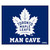 59.5" x 71" Blue and White NHL Toronto Maple Leafs Tailgater Area Rug - IMAGE 1