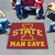 59.5" x 71" Red NCAA Iowa State University Cyclones Man Cave Tailgater Mat Outdoor Area Rug - IMAGE 2