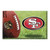 Red and Green NFL San Francisco 49ers Shoe Scraper Doormat 19" x 30" - IMAGE 1