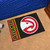 19" x 30" Black and Red NBA Atlanta Hawks Rectangular Starter Mat - IMAGE 2