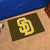 19" x 30" Green and Yellow MLB San Diego Padres Starter Mat Rectangular Area Rug - IMAGE 2