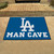 33.75" x 42.5" Blue and White Contemporary MLB Los Angeles Dodgers Rectangular Mat - IMAGE 2