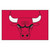 19" x 30" Red and White NBA Chicago Bulls Starter Door Mat - IMAGE 1