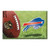 19" x 30" Brown and Blue NFL Buffalo Bills Shoe Scraper Door Mat - IMAGE 1