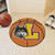 27" Orange and Yellow NCAA Loyola University Chicago Ramblers Basketball Mat - IMAGE 2