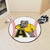 27" Yellow and White NCAA Adrian College Bulldogs Baseball Door Mat - IMAGE 2
