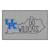 19" x 30" Gray and Blue NCAA University of Kentucky Wildcats Starter Mat Rectangular Area Rug - IMAGE 1