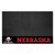 26" x 42" Black and Red NCAA University of Nebraska "Blackshirts" Cornhuskers Outdoor Grill Mat - IMAGE 1
