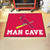 33.75" x 42.5" Red and Yellow MLB St. Louis Cardinals Man Cave All-Star Rectangular Mat Area Rug - IMAGE 2