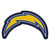 36" x 22.1" Blue and Yellow NFL Los Angeles Chargers Mascot Novelty Logo Area Rug - IMAGE 1