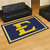 4.9' x 7.3' Yellow NCAA East Tennessee State University Buccaneers Plush Area Rug - IMAGE 2