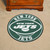 27" Green Contemporary NFL Jets Round Area Rug - IMAGE 2