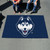 59.5" x 94.5" White and Black NCAA University of Connecticut Huskies Ulti-Mat Rectangular Mat - IMAGE 2