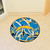 27" Blue and Gold NFL Los Angeles Chargers X-Fit Round Mat - IMAGE 2