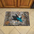 19" x 30" Brown and Teal Blue NHL San Jose Sharks Shoe Scraper Doormat - IMAGE 2