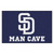 19" x 30" Blue MLB San Diego Padres Man Cave Starter Rectangular Mat Area Rug - IMAGE 1