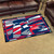 3.6' x 5.9' Navy Blue and Red NFL New England Patriots Ultra Plush Rectangular Area Rug - IMAGE 2