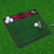 20" x 17" Black and Green NCAA University of "Arkansas" Golf Hitting Mat Practice Accessory - IMAGE 2