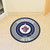 27" Gray and Blue NHL Winnipeg Jets Round Door Mat - IMAGE 2